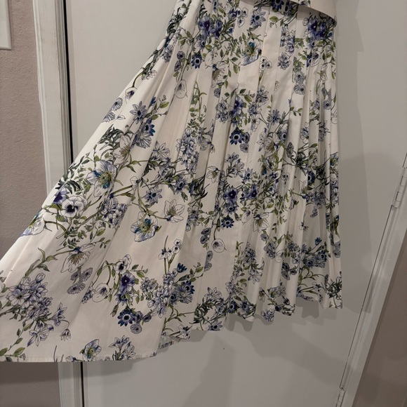 ANTONIO MELANI Size 8 Tabitha Floral Print Strapless A Line Midi Dress - Picture 15 of 16